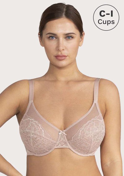 Braveaf Enchante Pink Lace Underwire Bra