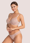 Braveaf Enchante Pink Lace Underwire Bra-11