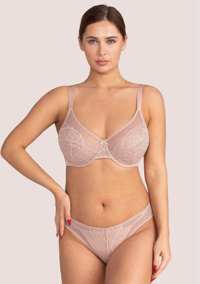Braveaf Enchante Pink Lace Underwire Bra