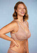 Braveaf Enchante Pink Lace Underwire Bra-5