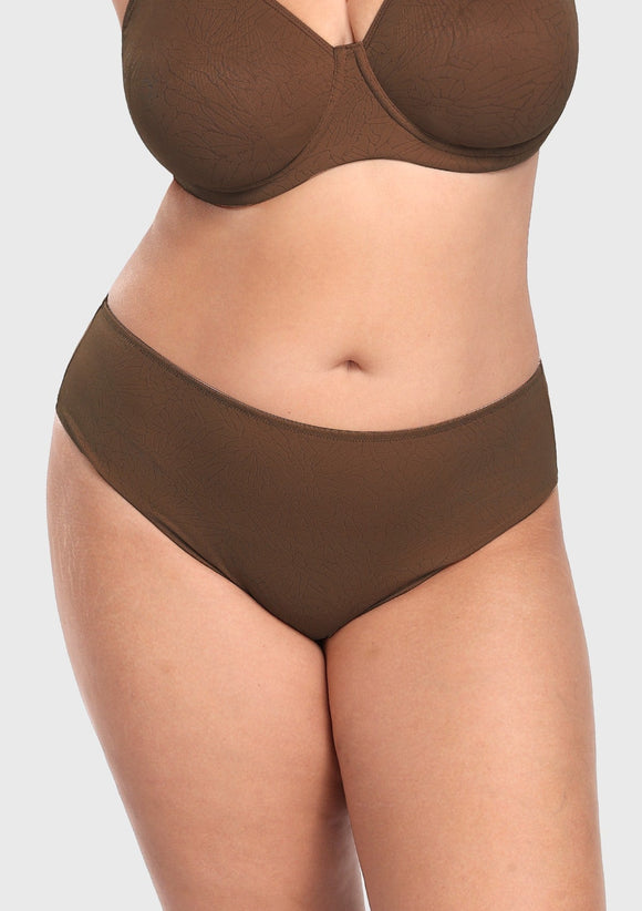 Braveaf Joan Comfortzone Full Coverage High-Rise Bikini Underwear Soft Stretch Panties Lingerie