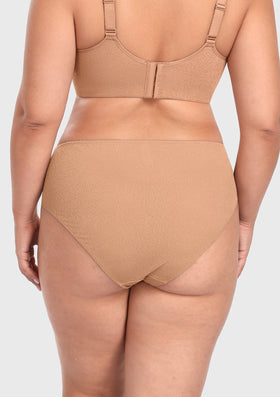 Bramela Joan Comfortzone Full Coverage High-Rise Bikini Underwear Soft Stretch Panties Lingerie - 0