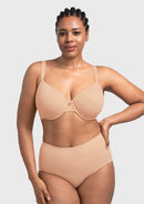 Braveaf Miya SoftSense Comfort Lightly Lined T-shirt Back Smoothing Underwire Plus Size Bra Everyday Bra-2