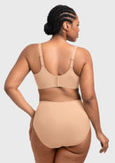 Braveaf Miya SoftSense Comfort Lightly Lined T-shirt Back Smoothing Underwire Plus Size Bra Everyday Bra-4