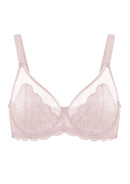 Bramela Mermaid Scales Lace Beige Brown Unlined Bra-11