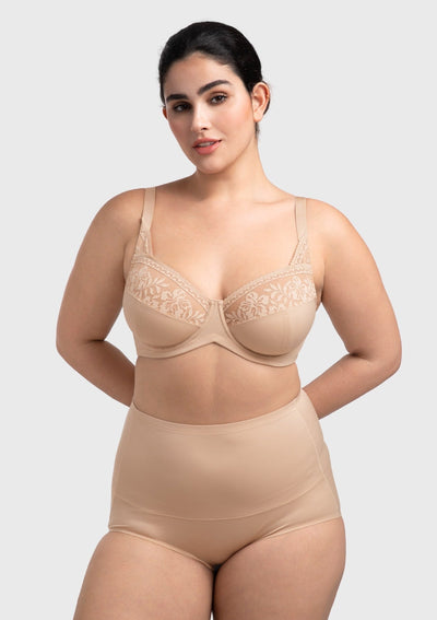 Supportive Seamless Underwire Full Cup Bra - 0