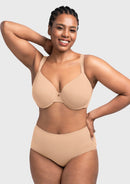 Braveaf Miya SoftSense Comfort Lightly Lined T-shirt Back Smoothing Underwire Plus Size Bra Everyday Bra-1