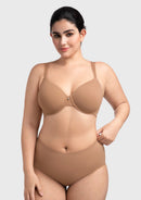 Braveaf Miya SoftSense Comfort Lightly Lined T-shirt Back Smoothing Underwire Plus Size Bra Everyday Bra-11