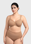 Braveaf Alina Full Coverage Underwire Bra Plus Size Supportive Unlined Adjustable Strap Comfort Fit T-Shirt Style-3