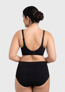 Braveaf Alina Full Coverage Underwire Bra Plus Size Supportive Unlined Adjustable Strap Comfort Fit T-Shirt Style-17