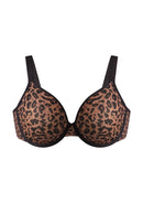 Braveaf Leopard wild Unlined Plus Size Breathable Soft Mesh No Padding Underwire Bra-4