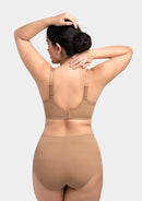 Braveaf Alina Full Coverage Underwire Bra Plus Size Supportive Unlined Adjustable Strap Comfort Fit T-Shirt Style-5